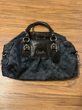 Vintage Coach Ashley Signature Sateen satchel bag